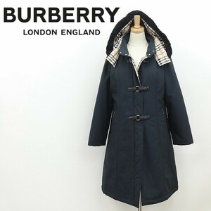 国内正規品◆BURBERRY LONDON バーバリーロンドン 裏地ノバチェック柄 中綿 フーデッド コート 140A キッズ