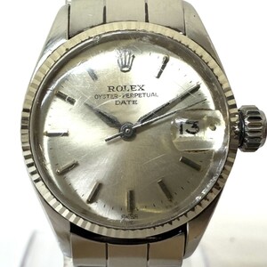 E808-O56-23◎ ROLEX ロレックス OYSTER PERPETUAL DATE オイスターデイト ref.6517 992683 レディース 腕時計 自動巻き 稼働 アンティーク