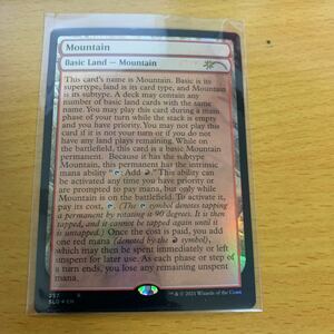 ★☆MTG SECRET LAIR The Full-Text Land 《山/Mountain》 英語版FOIL SLD 数量8☆★