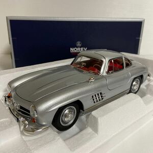 ★ノレブ／NOREV：1/18 ★メルセデス ベンツ 300 SL／Mercedes-Benz 300 SL Gullwing 1954 (Silver) ★未展示モデル♪