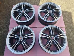 【良品】 共豊コーポレーション シュタイナー LST　17×7.0J +38 5H114.3 ハブ径73mm RAV4 ハリアー エクストレイル 30/31 デリカD:5 等に!