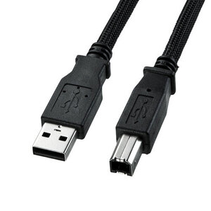 サンワサプライ ナイロンメッシュUSB2.0ケーブル 5m KU20-NM50K2 /l