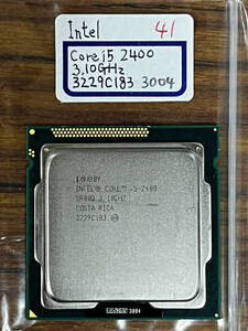 CPU Intel Core i5 2400 3.10GHz 3229C183-3004 動作チェック済 ジャンク No.41