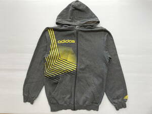 アディダス adidas フルジップパーカー フーデッド ロゴジッパー　　スポーツウェア トレーニングウェア 石瀬4644