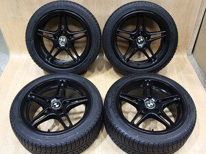 B368 レーシング ダイナミクス RD3 17X7.5J+24 PCD120 ミシュラン X-ICE XI3 225/45R17 バリ山 ハブ径74 5シリーズ BMW X1 E39 E90 E60 E61