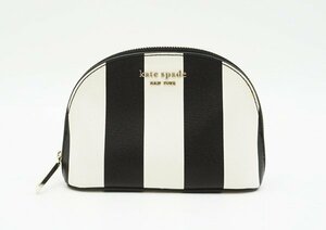 ◇美品【Kate Spade ケイト・スペード】ストライプ ポーチ