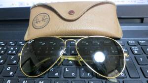 ★☆ ビンテージ　B&L Ray-Ban アビエーター　ボシュロム ティアドロップ USA レイバン サングラス　　D-041☆★