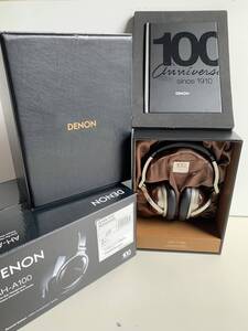 ⑤K951◆DENON デノン◆ヘッドフォン ヘッドホン OVER EAR HEADPHONES AH-A100 100周年記念限定モデル 稀少 レア 限定 未使用 箱付