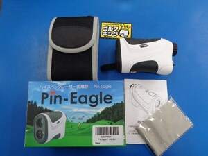 GK豊田▼308 【5500円スタート】Pin-Eagie■ハイスペックレーザー距離計■ピンイーグル■ゴルフ用レーザー距離計■ホワイト