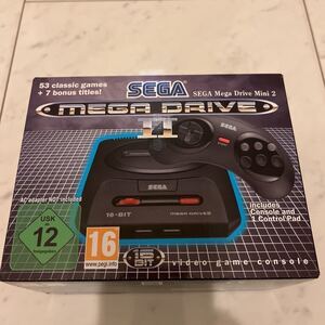 値下げ！　完売品　新品 未開封　セガ メガドライブミニ2 本体 ( セガ ジェネシスミニ2 EU版 ) ★ SEGA MD2 MINI EUROPE VER.