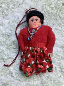 Mini Indigenous Doll / Ornament, READ DESCRIPTION 海外 即決