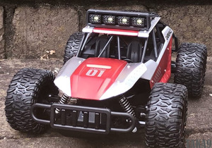 ラジコンカー オフロード 2WD 1/14スケール 20㎞/h 親子であそべる RCカー 操作時間90分 LEDライト付き バッテリー付き プレゼント レッド