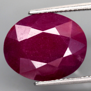 【天然超大粒ルビールース 11.72ct:0293】タンザニア産 Natural Ruby 裸石 標本 鉱物 宝石 コランダム jewelry Winza Tanzania