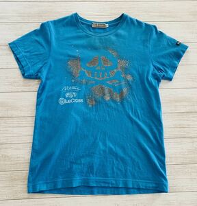 ブルークロス　BLUE CROSS ドクロスカル　ラメ半袖Tシャツ