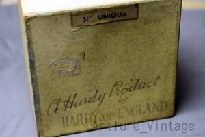 VINTAGE HARDY UNIQUA 3 3/4" FISHING FLY REEL BOX,(1326-304)HARDY ENGLAND BOXのみ　希少OLD BOX #HAEDYUNIQUA #HARDYBOX