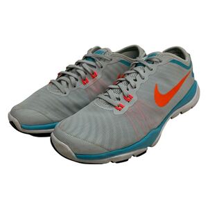 H770 NIKE ナイキ レディース スニーカー US5.5 22.5cm ライトグレー 水色 メッシュ