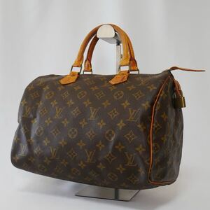 【極美品】LOUIS VUITTON ルイヴィトン モノグラム M41526 スピーディー30 ボストンバッグ ハンドバッグ ブラウン トート LI0931 カデナ 