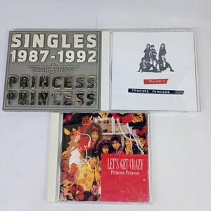 【送料無料 中古CD3枚】プリンセスプリンセス／ＬＥＴＳＧＥＴＣＲＡＺＹ/ＭＡＪＥＳＴＩＣ/ＳＩＮＧＬＥＳ１９８７−１９９２ プリプリ