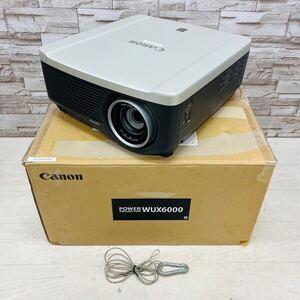 ☆1円〜☆ Canon キャノン DATA PROJECTOR パワープロジェクター 6000ルーメン WUX6000 ⑥