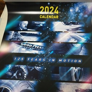 GOOD YEAR 壁掛け　カレンダー2024 新品　グッドイヤー　タイヤ 