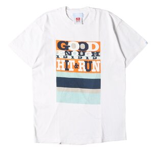 GOOD ENOUGH グッドイナフ Tシャツ サイズ:M 90s HIT&RUN オープン記念 プリント クルーネック 半袖 Tシャツ 1998年製 ホワイト 白