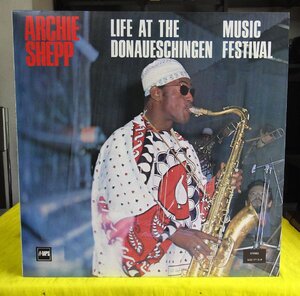 LP/MPS アーチー・シェップ ARCHIE SHEPP『LIFE AT THE DONAUESCHINGEN MUSIC FESTIVAL 』(ジミー・ギャリソン、グレチャン・モンカー他)