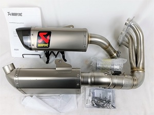 MT-09/SP アクラポビッチ (AKRAPOVIC) EC仕様レーシングライン フルEXマフラー(未使用)