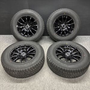 150系 プラド 265/65R17 17インチ 社外ホイール付き グッドイヤー アイスナビSUVスタッドレスタイヤセット バリ溝