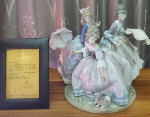 Y3126 LLADRO リヤドロ 世界限定3000体 三姉妹 1986 証明書