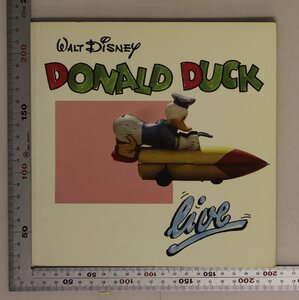 洋書『DONALD DUCK ”LIVE”』Walt Disney Fricke Verlag 補足:ドイツ語/グッズ写真集/クッション/ドリンクホルダー/ぬいぐるみ/時計/置物