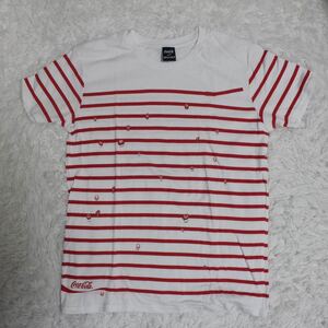 ボーダーTシャツ BEAMS コカコーラ コラボTシャツ M