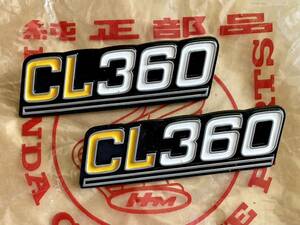 A BKK発 ホンダ旧車 サイドカバー エムブレム 左右セット CL360