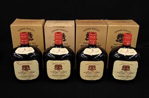 ▲古酒164 SUNTORY VERY RARE OLD サントリー ベリーレアオールド 4本セット▲未開栓/箱付/760ml/43%/ウイスキー特級/消費税0円