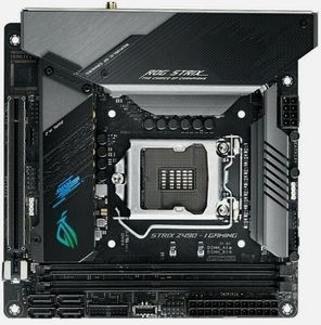 ASUS ROG STRIX Z490-I Gaming Intel Z490 Mini-ITX LGA 1200 HDMI 2xM.2 Motherboard