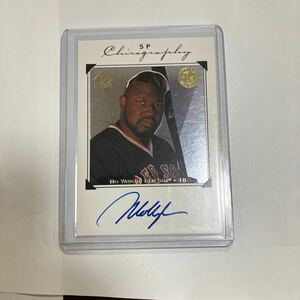 1998 UPPER DECK SP authentic chirography MO VAUGHN autograph auto モー　ボーン　直筆サイン　直書き