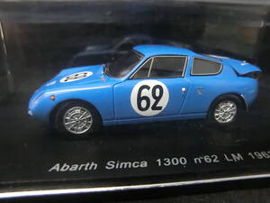 1/43　アバルト　シムカ　1300　LM1962　＃62