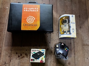 1円スタート! レア ドリームキャスト 本体 トライアルセット SEGA C-BOT コントローラ HKT-7700 カーボンブラック おまとめ セット　