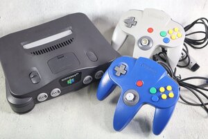 Nintendo 64 本体 コントローラーセット ブラック 任天堂 ニンテンドー レトロゲーム ゲーム機