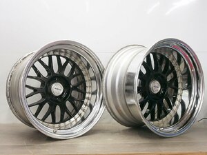 ☆【3R0606-30】 WORK MEISTER ワーク　マイスター ホイール MST/M1 2本セット 18×10 5J 5穴 140サイズ2個口配送 ジャンク