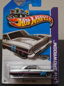 HOT WHeeLs 66 CHEVY NOVA ZAMAC ザマック US パッケージ LIMITED EDITION シェルビー ノバ ミニカー 限定 MUSCLE CAR ホットウィール