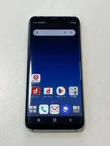 SAMSUNG simフリー Galaxy S8 SC-02J ブルー　