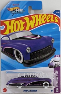 2025 #005 ホットウィール Purple Passion パープル パッション Hot Wheels HW Designed By 1/5 日本未発売 NEW B asst