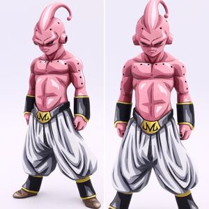 ドラゴンボール　魔人ブウ　出陣　2次元塗装　リペイント　フィギュア　2D 一番くじ　 二次元彩色　アニメ塗り