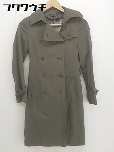 ■ ◎ green label relaxing UNITED ARROWS ライナー付 長袖 トレンチ コート サイズ36 ブラウン系 レディース