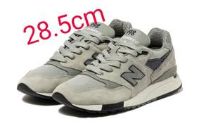 28.5cm US10.5 即発送 24AW WTAPS NEW BALANCE M998WT GRAY ダブルタップス ニューバランス 998 グレー 国内正規 メンズ スニーカー NB