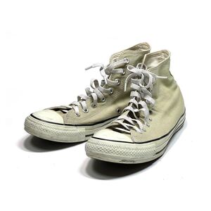 CONVERSE CANVAS ALL STAR COLORS HI 26.5cm BEIGE (検 コンバース キャンバスオールスター ベージュ タン カーキハイカットスニーカー 