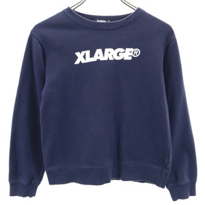 エクストララージ 長袖 スウェット トレーナー 140 ネイビー XLARGE キッズ