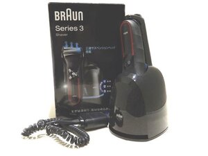 BRAUN Series3 350CC-5 メンズ 電気シェーバー ◇ 髭剃り ブラウン シリーズ3 電動 シェーバー ブラック クリーン＆リニューシステム ▼6K