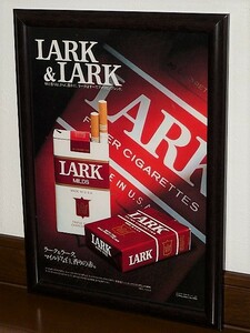 1983年 雑誌広告 額装品 LARK ラーク / 検索用 店舗 看板 ガレージ サイン 装飾 ( A4size A4サイズ )