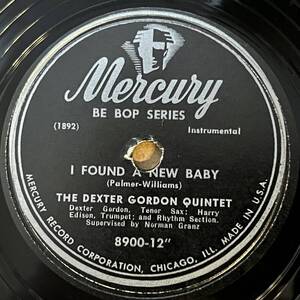 RARE!!! 12INCH ; DEXTER GORDON QUINTET MERCURY I Found A New Baby/ Rosetta